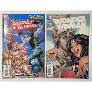 Wonder Woman Origins & Omens, The New 52 No.29 & 34 (2009-14) DC Comics • Simone